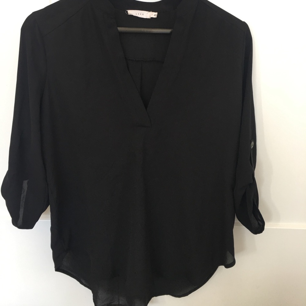 Sheer Black Shirt